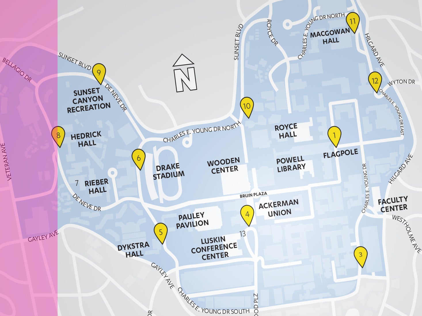 UCLA Rideshare Map