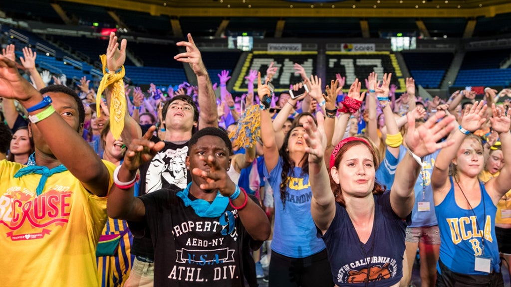 Students dance their hearts out at the annual dance marathon.